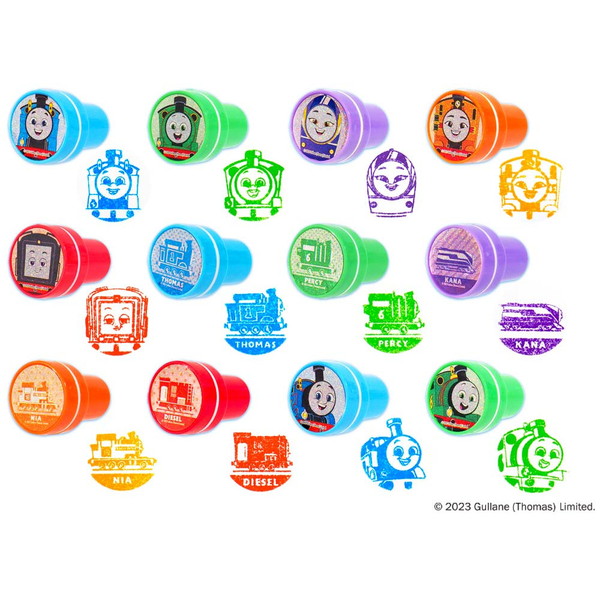 駄菓子 通販】きかんしゃトーマス丸型スタンプ 駄菓子・イベント用品を
