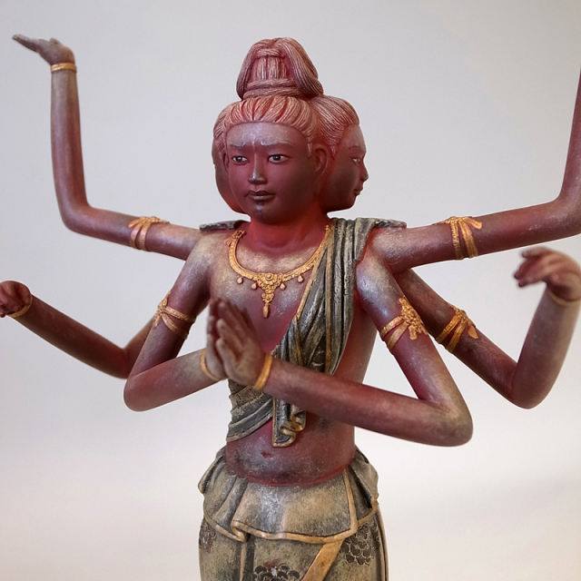 BuddhismArt 不動明王 極彩色版｜アート仏像｜高品質仏像彫刻｜仏像