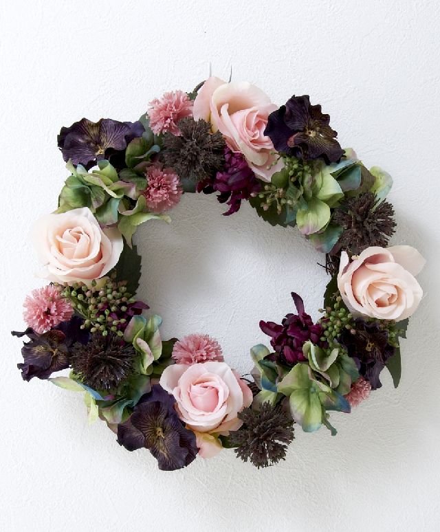 造花 アーティフィシャルフラワー・アートフラワーのオリジナルリース