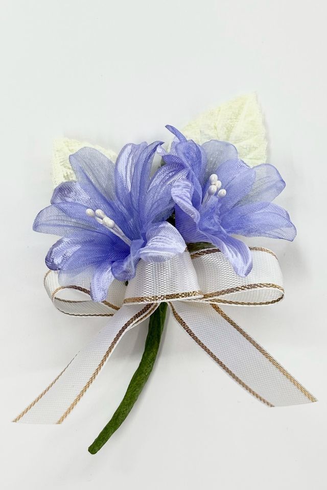 アートフラワーパーツ・染花 ・布花】シェリー／ロイヤルブルー 造花
