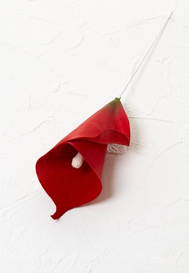 アートフラワーパーツ・造花・染花・布花】カラー（蕾） 造花 アート