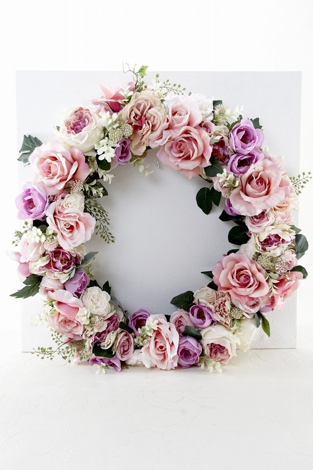 造花 アーティフィシャルフラワー・アートフラワーのオリジナルリース