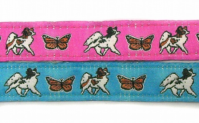 パピヨン 犬種別デザインシリーズ首輪リード from USA｜アバウトマイ