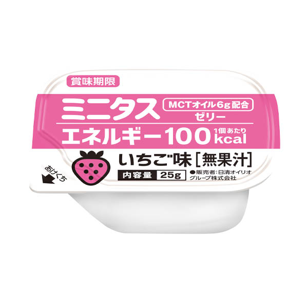 ミニタス エネルギーゼリー いちご味 25g×9個-高カロリー-ビースタイル本店