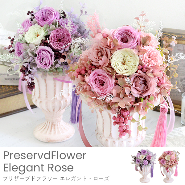 プリザーブドフラワー Elegant Rose (エレガント・ローズ）| ベルビー