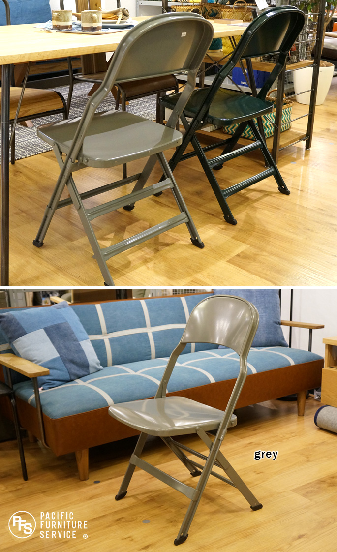 クラリンオールスチールフォールディングチェアAシェイプ P.F.S 全3
