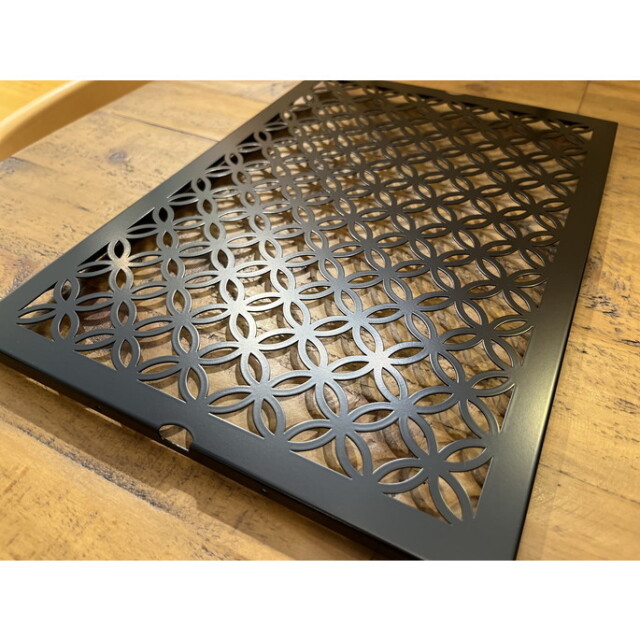 IGT 天板 ワンユニット ブラックアイアン【 七宝 】 アイアングリル