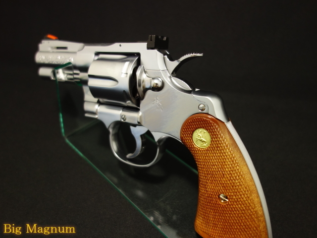 タナカ】 コルト パイソン .357Magnum 3inch R-model ステンレス