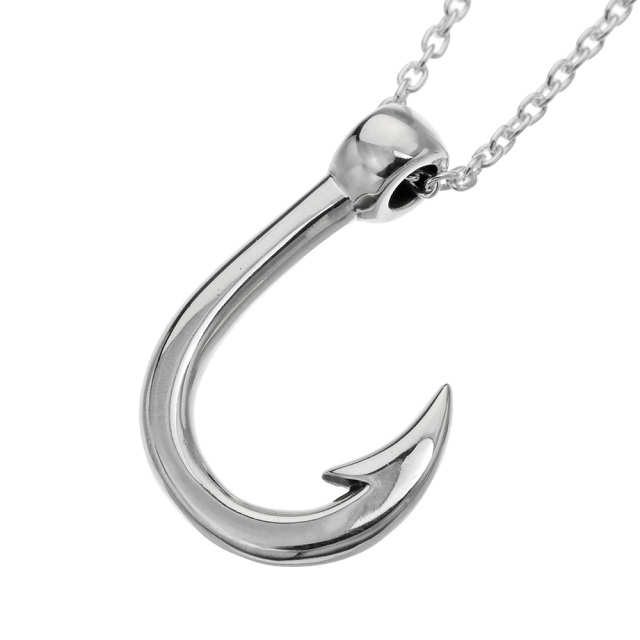 シンプル フック ペンダント ≪トップのみ≫ メンズ ネックレス