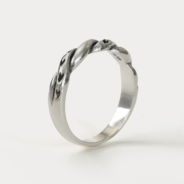 桜 ツイスト リング シルバー アクセサリー 指輪 さくら サクラ ねじり