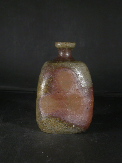 備前焼 登窯 備前焼人気作家 脇本 博之 共箱付き窯変徳利4 備前焼卸