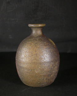 備前焼 登窯 備前焼中堅作家 水谷 清 共箱付黄ゴマ徳利3 備前焼卸