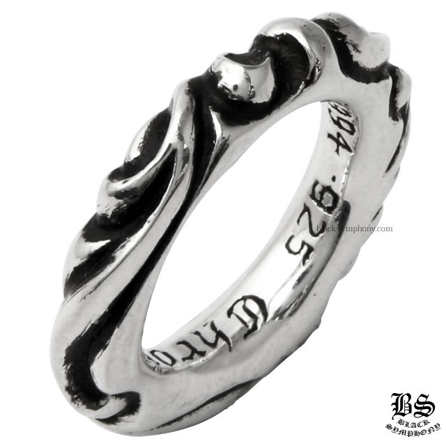 クロムハーツスクロールバンドリング|クロムハーツ通販専門店ブラック