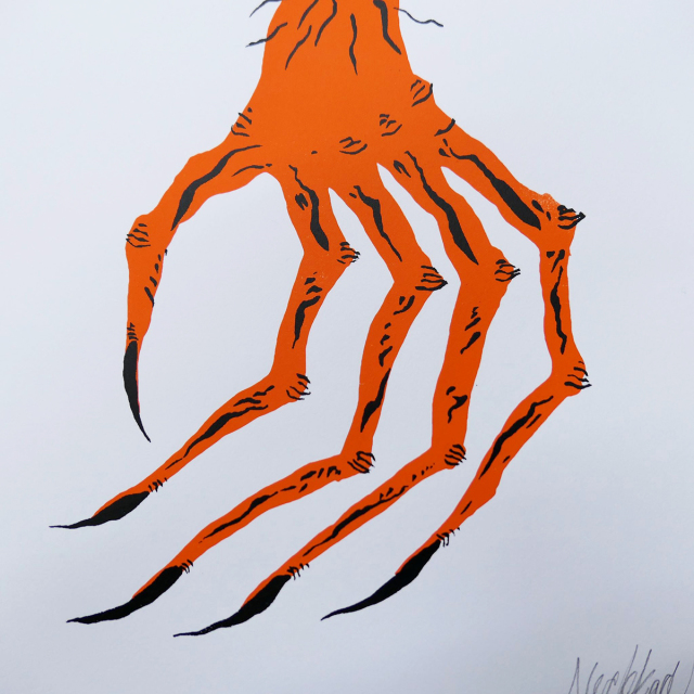 NECKFACE:HAND!!! Screen Print