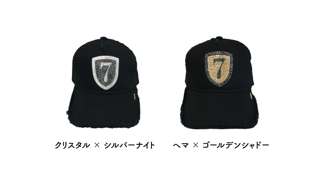 BRINIKE】クリスタルキャップ◇エンブレム【総埋め/ラインなし】