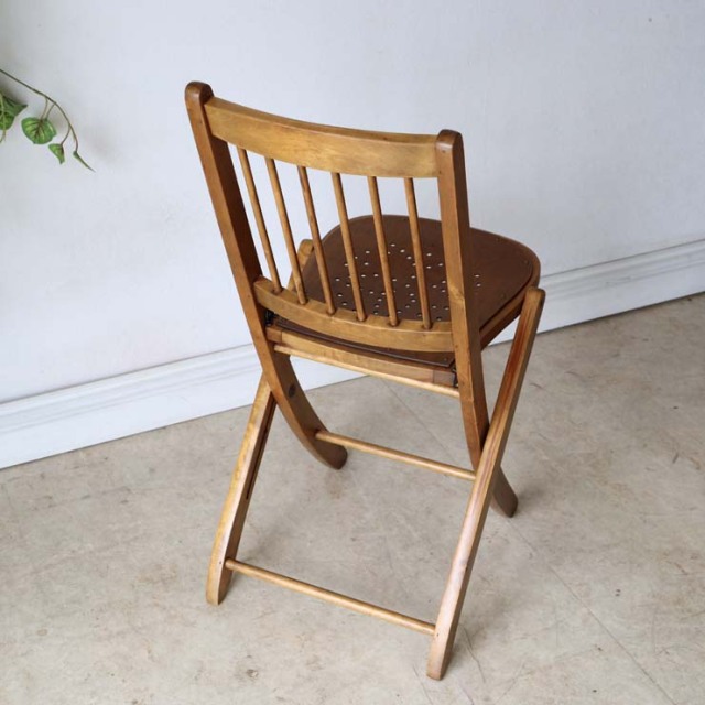 いす。 おりたたみ。 イギリス製アンティークチェア