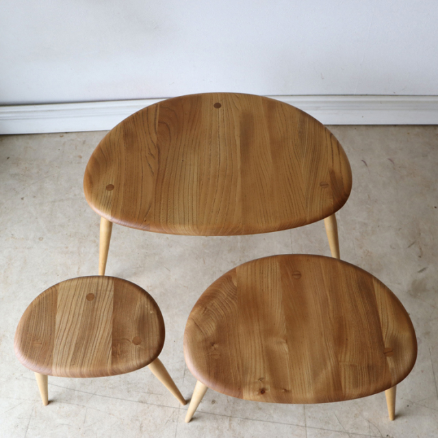 美品】アーコール（ERCOL）ネストテーブル 商品番号【021057