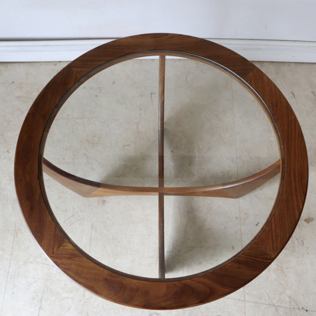 ジープラン（G-plan）アストロラウンド【ガラス】コーヒーテーブル