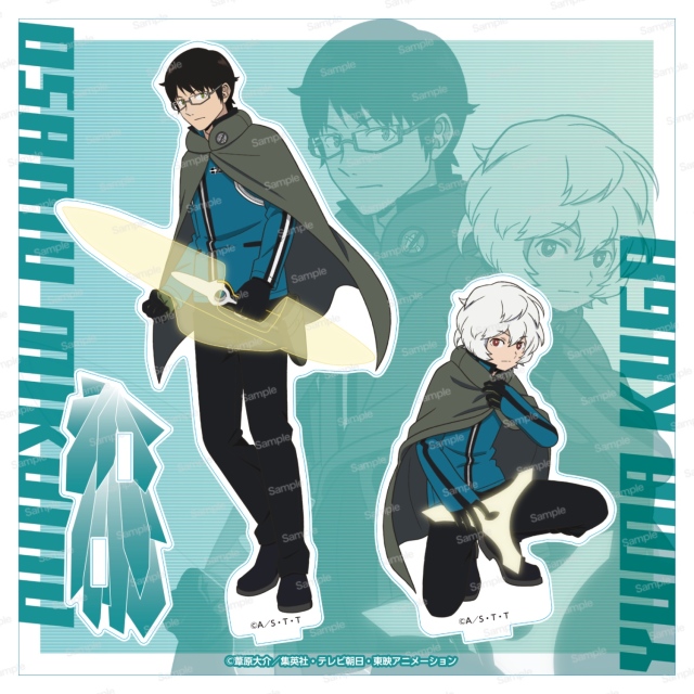 ワールドトリガー アクリルスタンド -BATTLE- 三雲修&空閑遊真