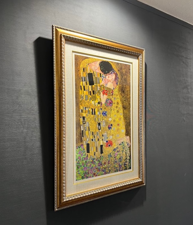 イタリア 額絵 アートフレーム クリムト 接吻 キス 4737-159 イタリア