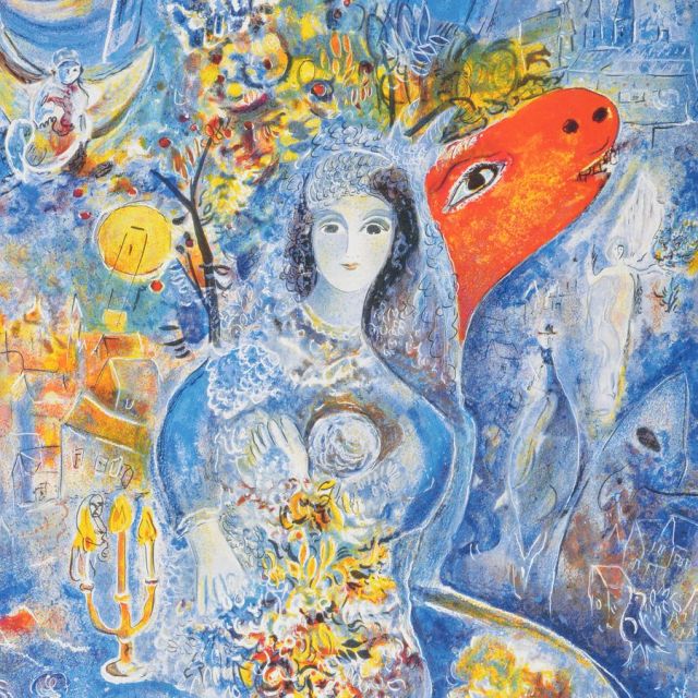 シャガール 「愛しのベラ」の購入なら絵画販売のアートギャラリー南青山