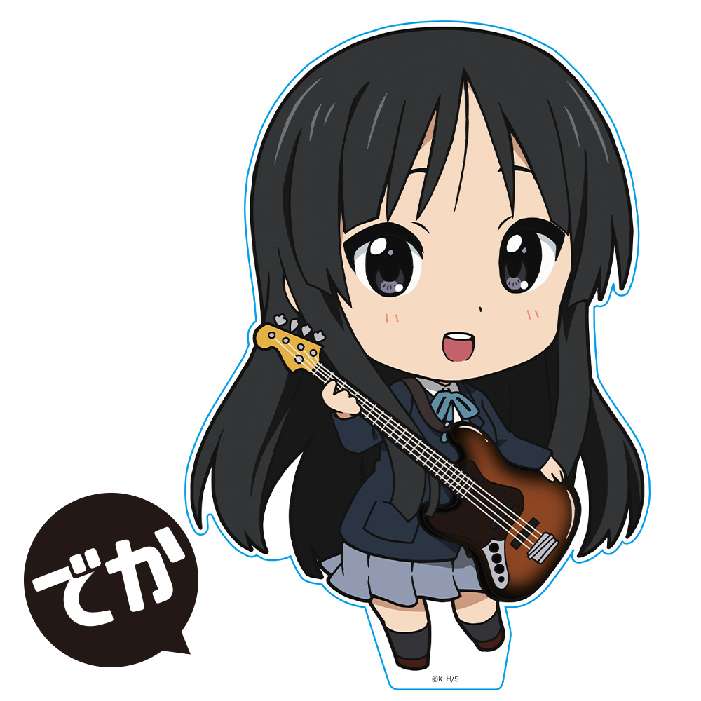 けいおん！ ぷにこれ！キーホルダー(スタンド付) 秋山 澪