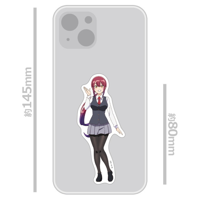 ばっどがーる ダイカットステッカー 水鳥亜鳥