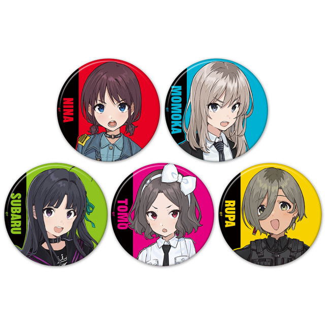 アニメ「ガールズバンドクライ」 缶バッジ5個セット トゲナシトゲアリ