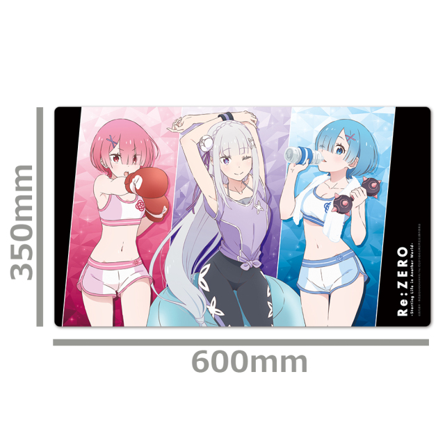 Re:ゼロから始める異世界生活 キャラクターラバーマット エミリア&レム