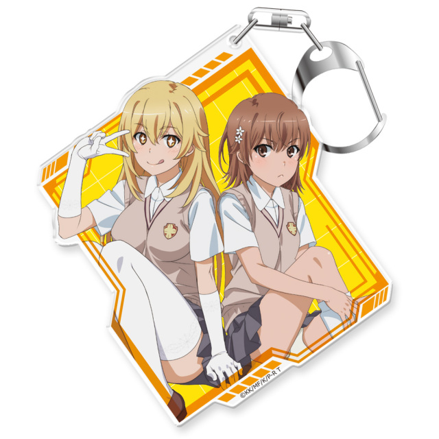 とある科学の超電磁砲T アクリルキーホルダー［御坂美琴＆食蜂操祈］