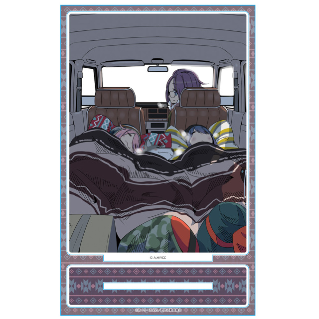 ゆるキャン△ アクリルポートレートD［なでしこ＆リン＆桜］