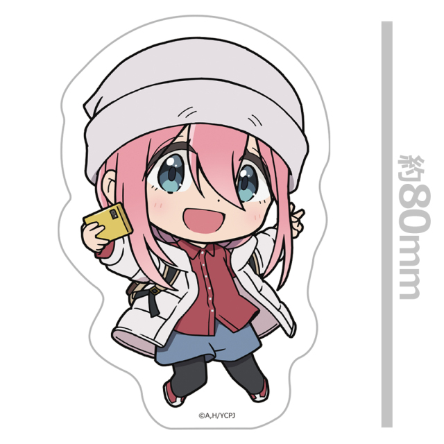 ゆるキャン△ SEASON3 ダイカットステッカー 各務原なでしこ