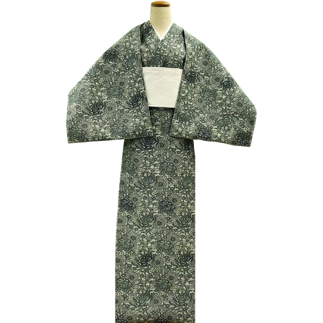 松煙染小紋』菊尽し2