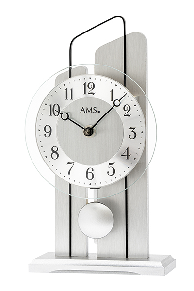 ドイツAMSのシンプルなおしゃれなデザイン置き時計です。