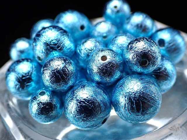 一粒売り 約8mm-8.5mm珠 メテオライト ギベオン ビーズ メタリック