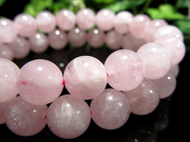 モルガナイト ピンクアクアマリン ブレスレット 約10mm-10.5mm×20珠