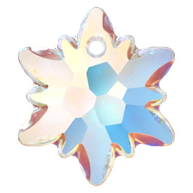 スワロフスキー・ペンダント15mm～18mm クリスタルAB アソート