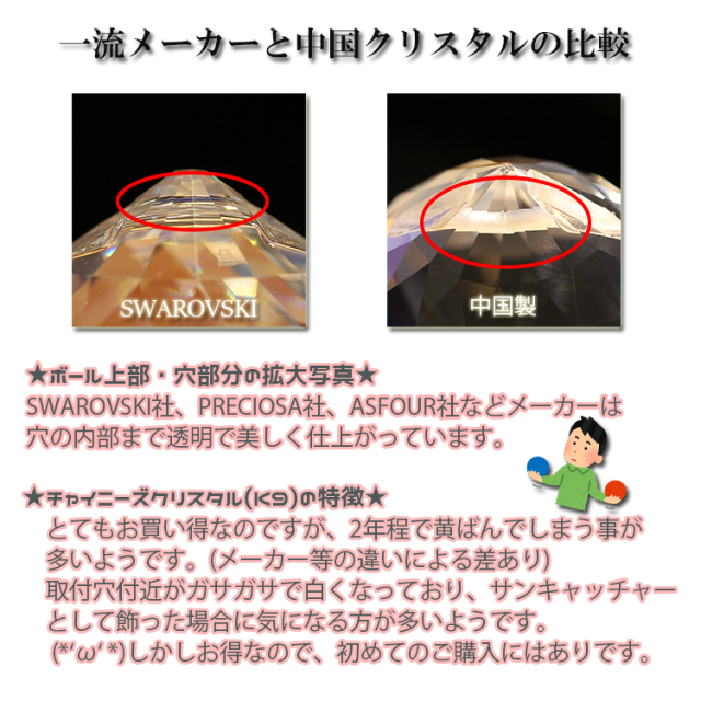 SWAROVSKI（スワロフスキー）クリスタル仕様の高級サンキャッチャー 新