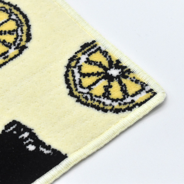 RUNE 内藤ルネ × アーンジョー：レモンと少女 ハンカチ 23cm ※ネコポス