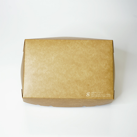 窓付きランチボックス（M）クラフト 200個［200002※］