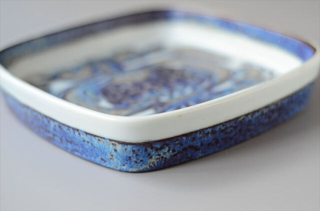 Royal Copenhagen Fajance Tenera スクエアトレー 17cm プレート Kari