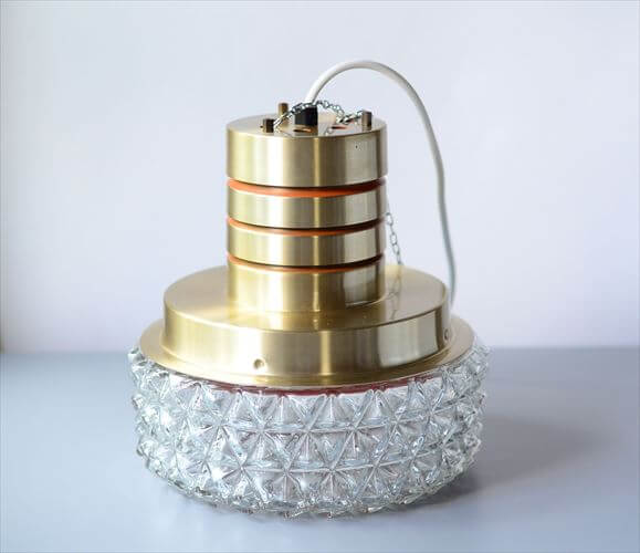 スウェーデンのガラスx真鍮 ペンダントライト Carl Thore カールトレ