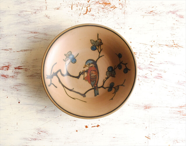 デンマーク製 L.Hjorth 13.5cm ボウル お皿 器 ヨート窯 北欧食器