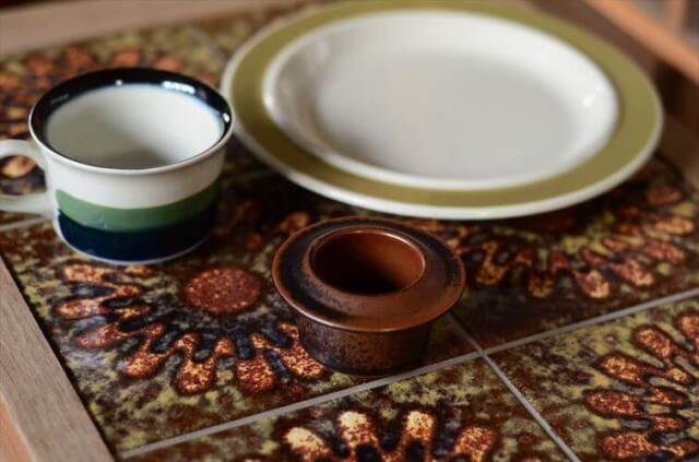 ARABIA アラビア ルスカ Ruska エッグカップ エッグスタンド 北欧食器