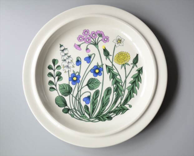 希少！ARABIA アラビア Flora 33.5cm 大皿 大きなプレート フローラ お