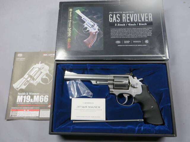 東京マルイ】S&W M66 6in 24連射リボルバー・Pro GRIP