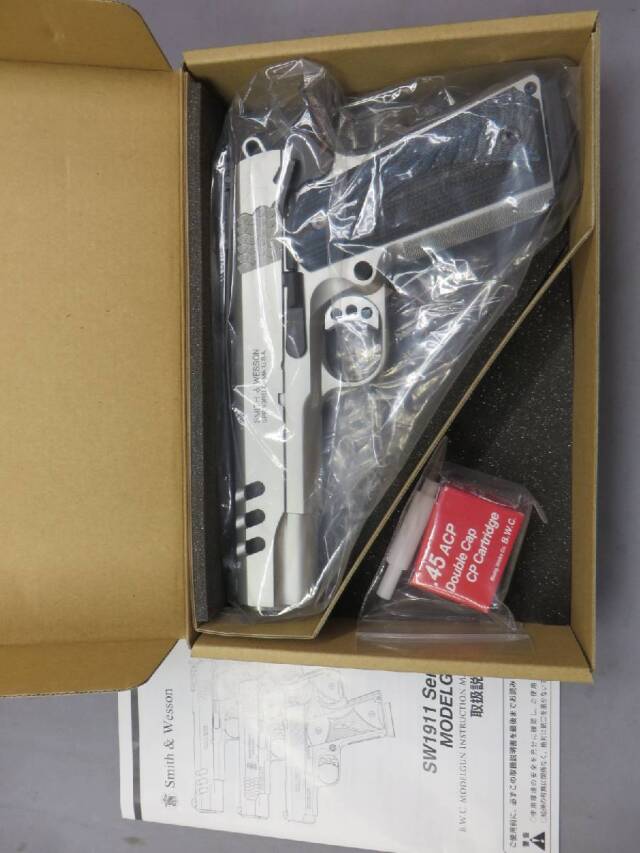 BWC】S&W SW1911 PC シルバーモデル モデルガン