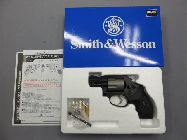 タナカ】 S&W M360 PD スカンジウム.357マグナム 1-7/8インチ HW+