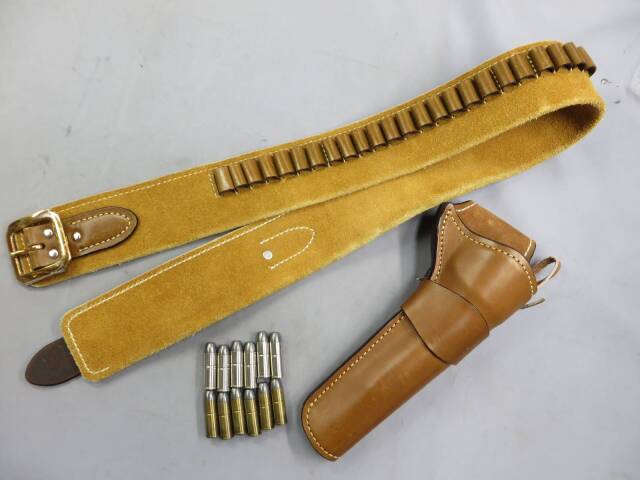 KEIN】ウエスタンガンベルト（ベルトセンター40インチ）・ホルスター