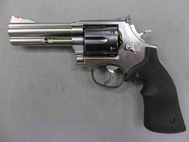 マルシン】S&W M686 シルバーABS プラグリップ仕様 Xカートリッジ